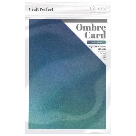 Craft Perfect Ombre Glitter Cardstock 8.5"X11"