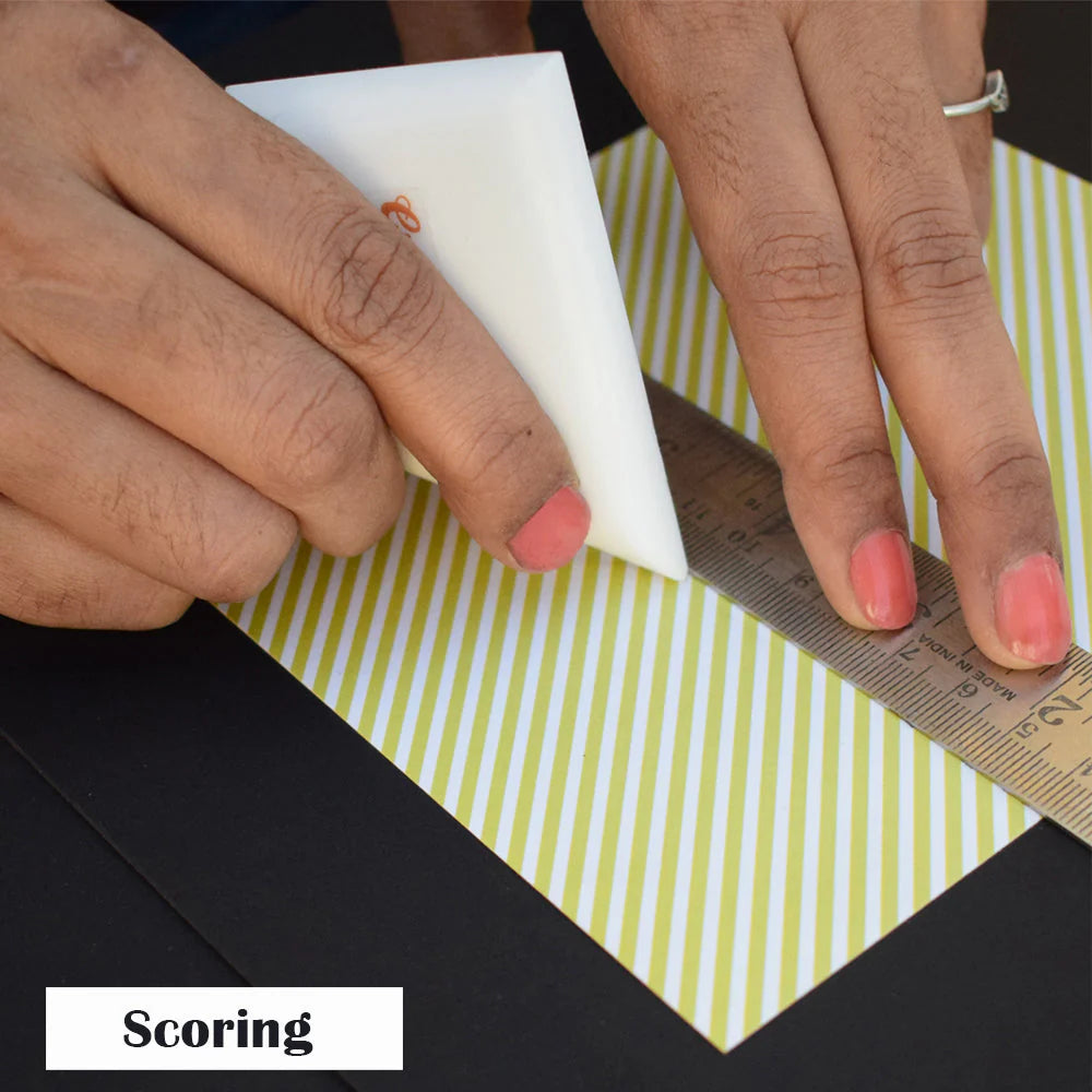 Craftreat Teflon Bone Folder Set - Large and Ergo Square - 2 Pcs