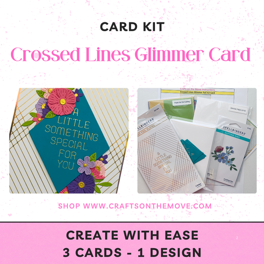 Crossed Lines Hot Foil Card Kit