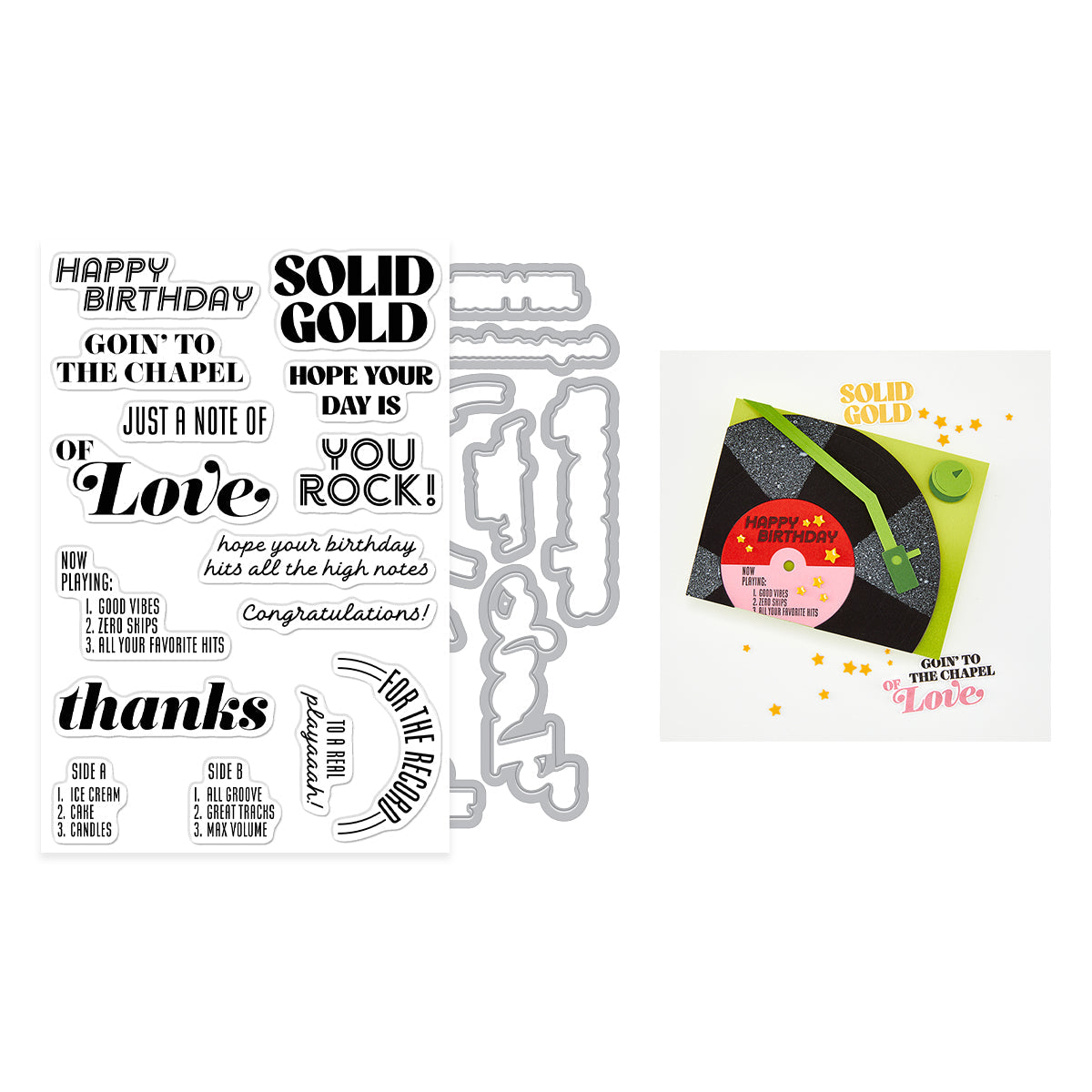 Hero Arts Solid Gold Stamp & Cut