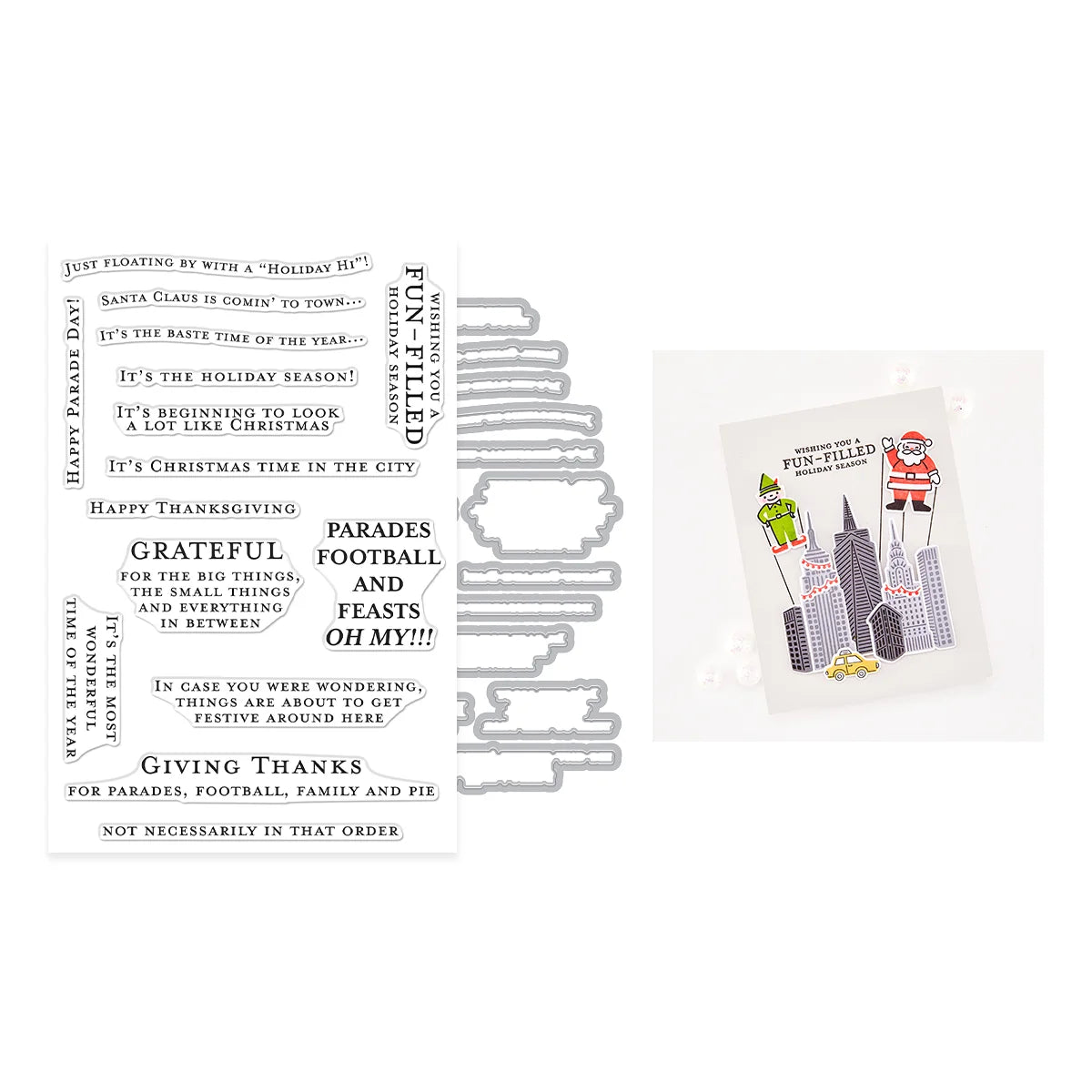 Hero Arts The Holiday Season Stamp & Cut Set