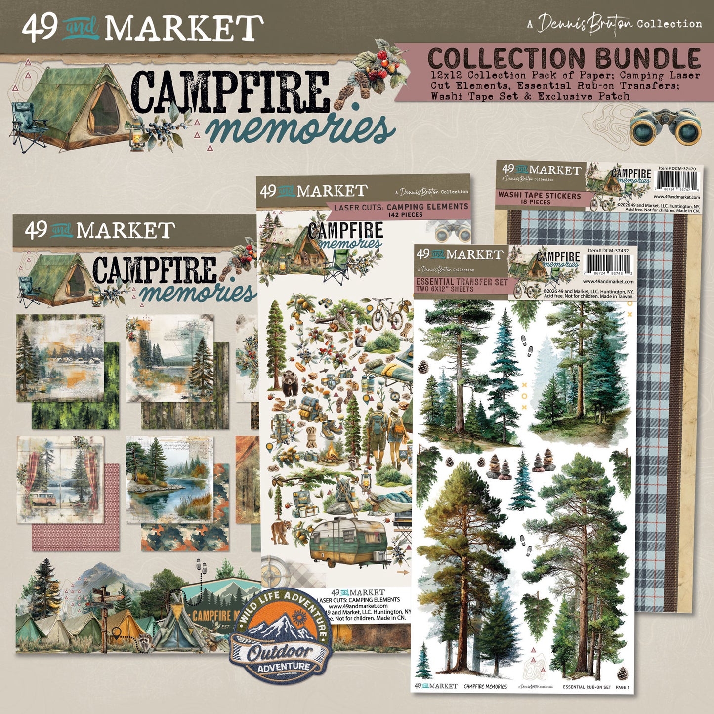 49 and Market Campfire Memories Collection Bundle