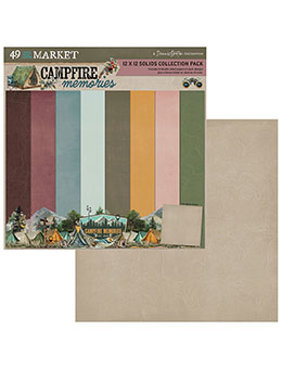 49 and Market Campfire Memories 12x12 Solids Pack