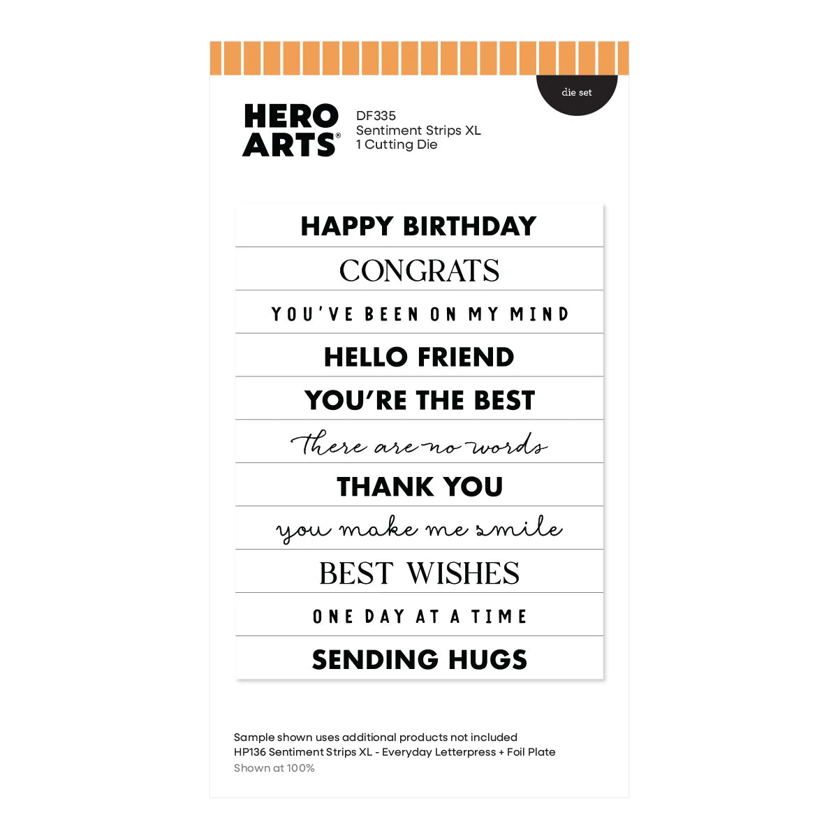 Hero Arts Say It With Style Letterpress & Foil and Die Bundle