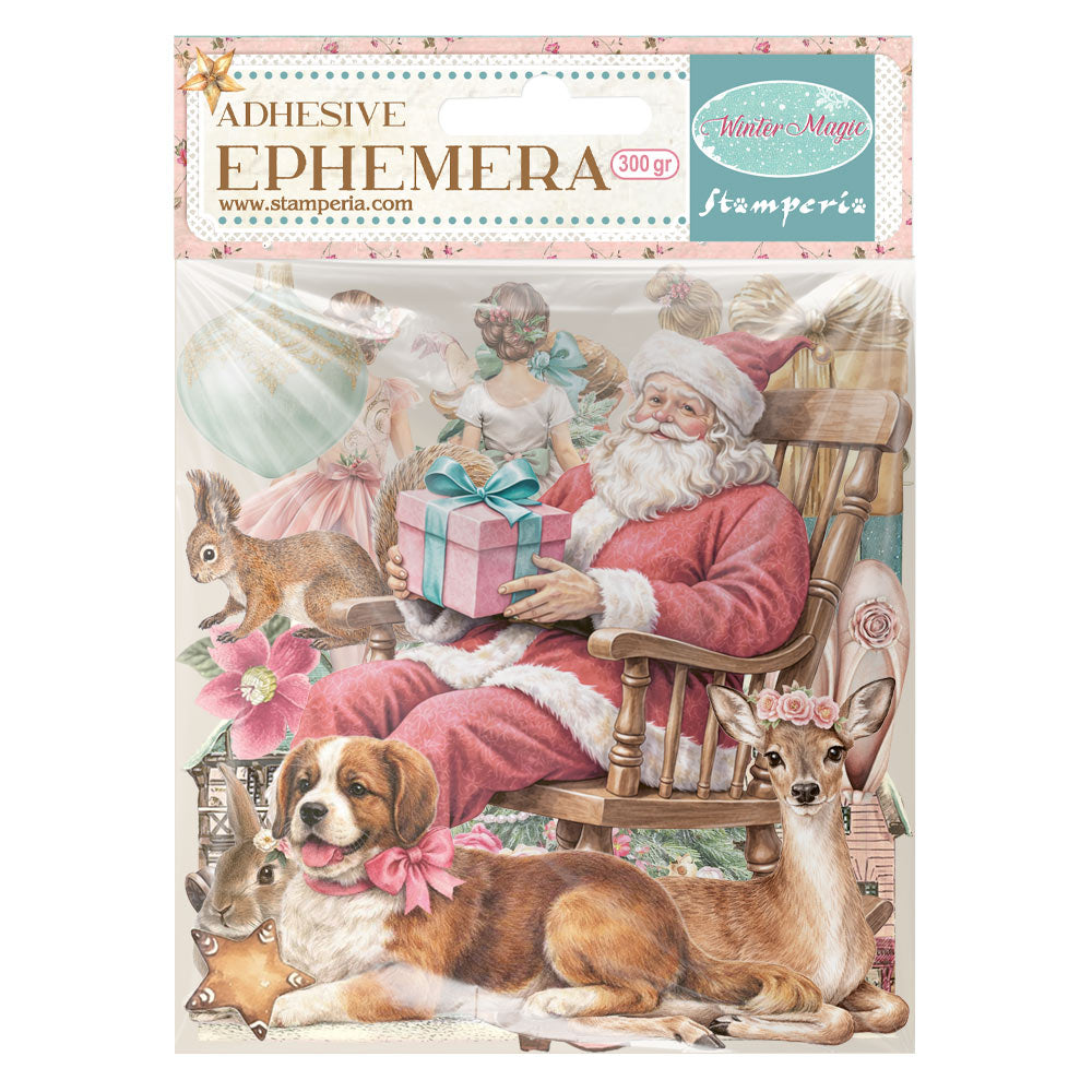 Stamperia Adhesive Ephemera Winter Magic