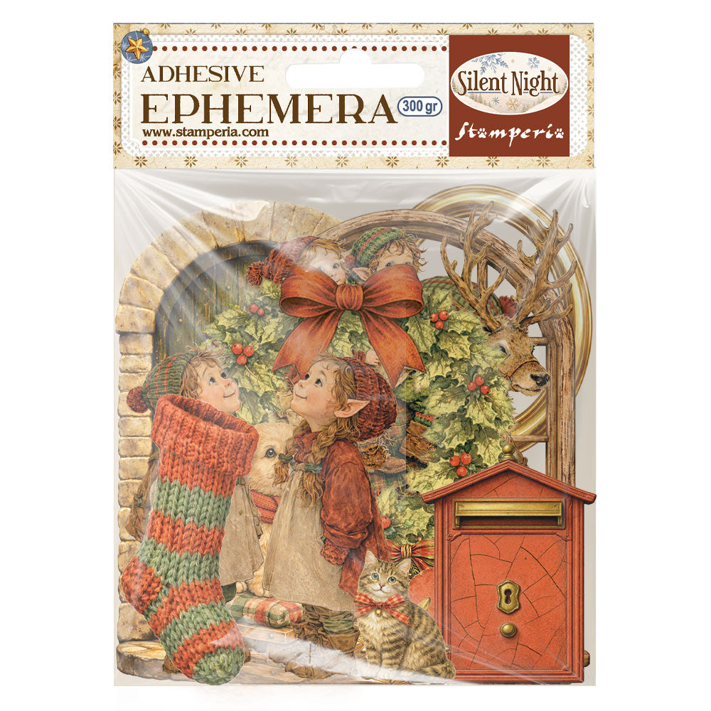 Stamperia Adhesive Ephemera Silent Night