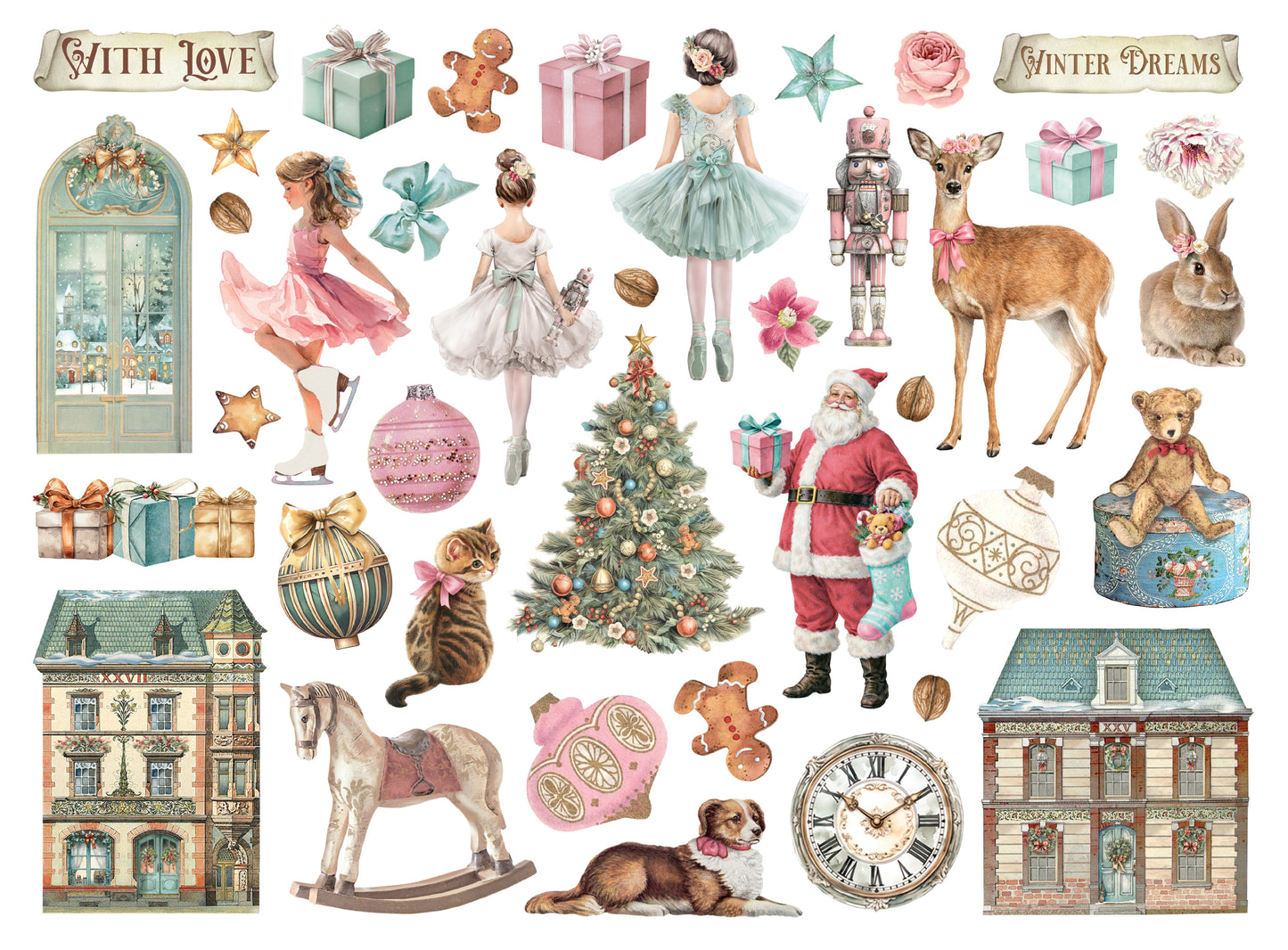 Stamperia Die Cuts - Winter Magic