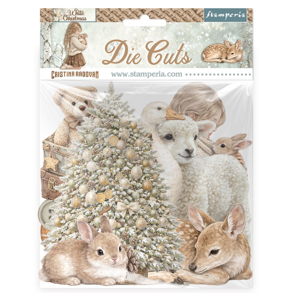 Stamperia Die Cuts - White Christmas