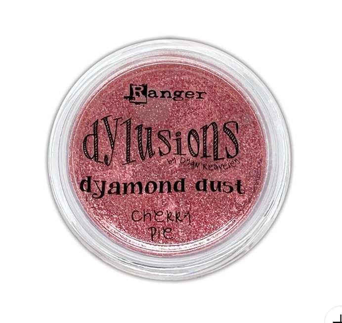 red mixed media pigment powder