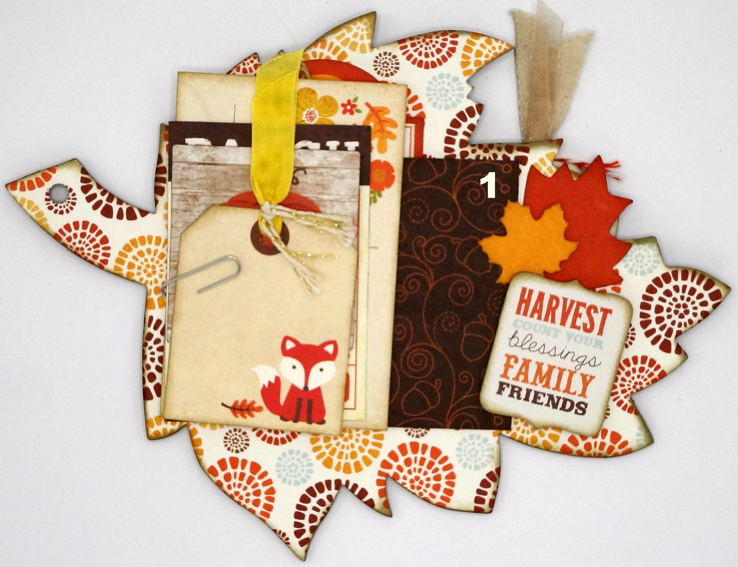 Fall Leaves Mini Album Kit