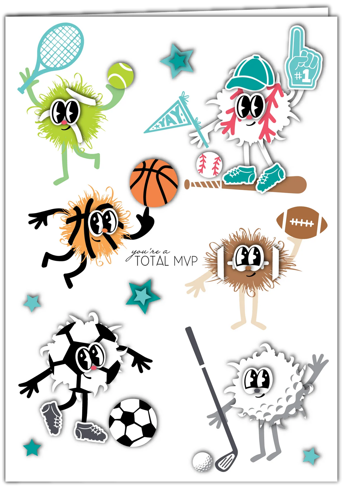 LDRS Fuzzy Wuzzies Athletic Supporter Add-On Stamps and Dies