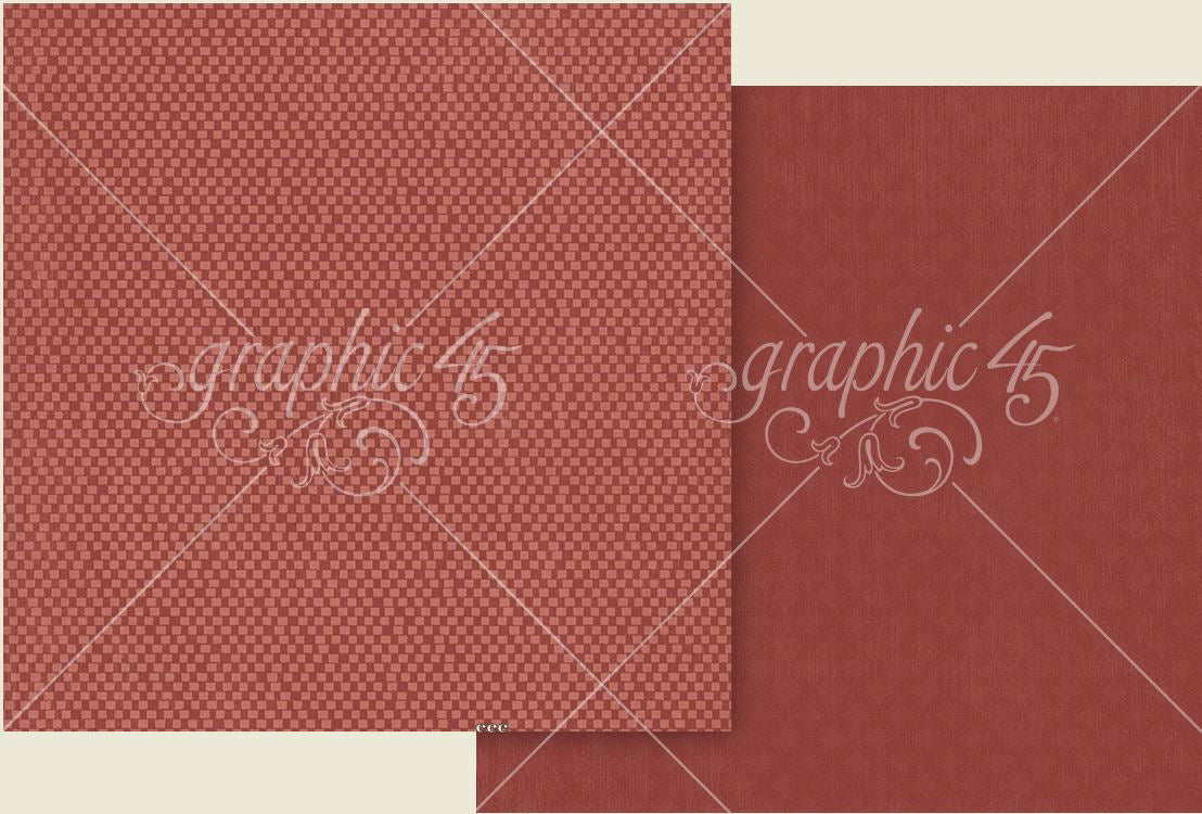 Graphic 45 Ghostly Greetings Solid 12" x 12" Collection