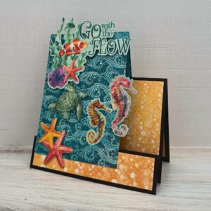 Graphic 45 seas the day card sample 1