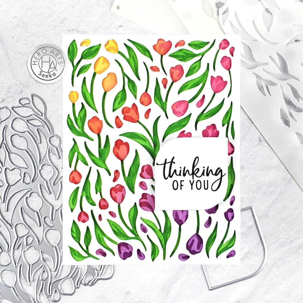 tulip card sample