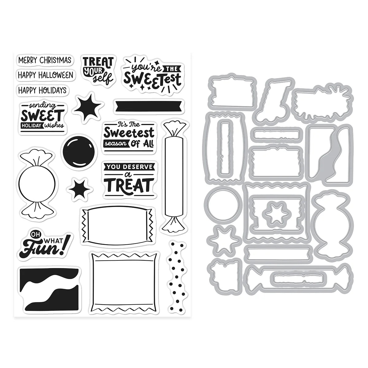 Hero Arts Candy Wrappers Stamp & Cut
