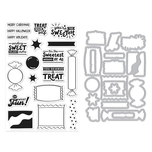 Hero Arts Candy Wrappers Stamp & Cut
