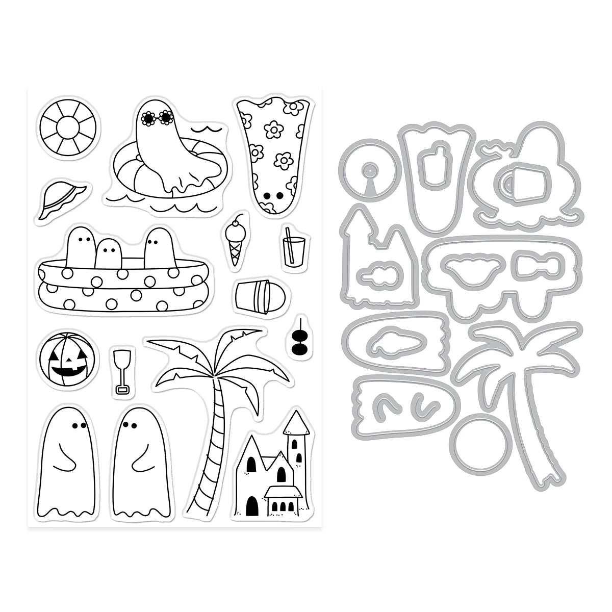 Hero Arts Beach Boos Stamp & Cut