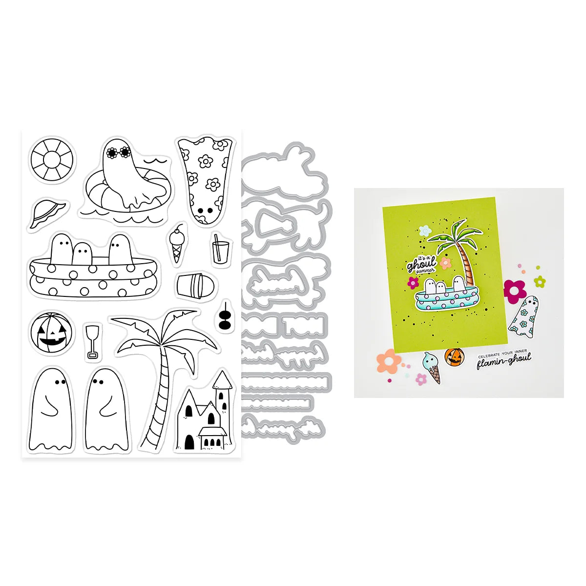 Hero Arts Beach Boos Stamp & Cut