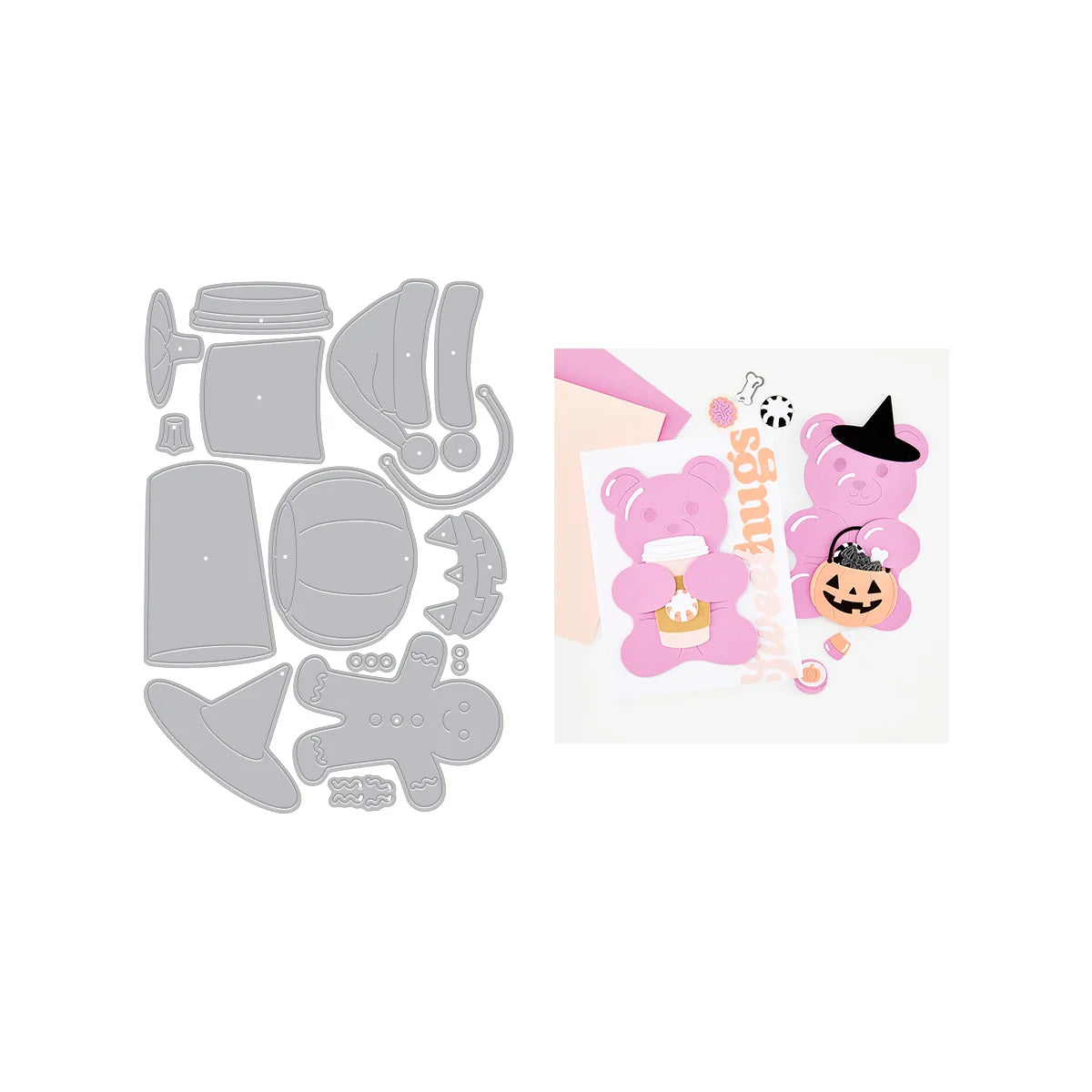 Hero Arts Bear Hugs Holiday Accessories Die Set