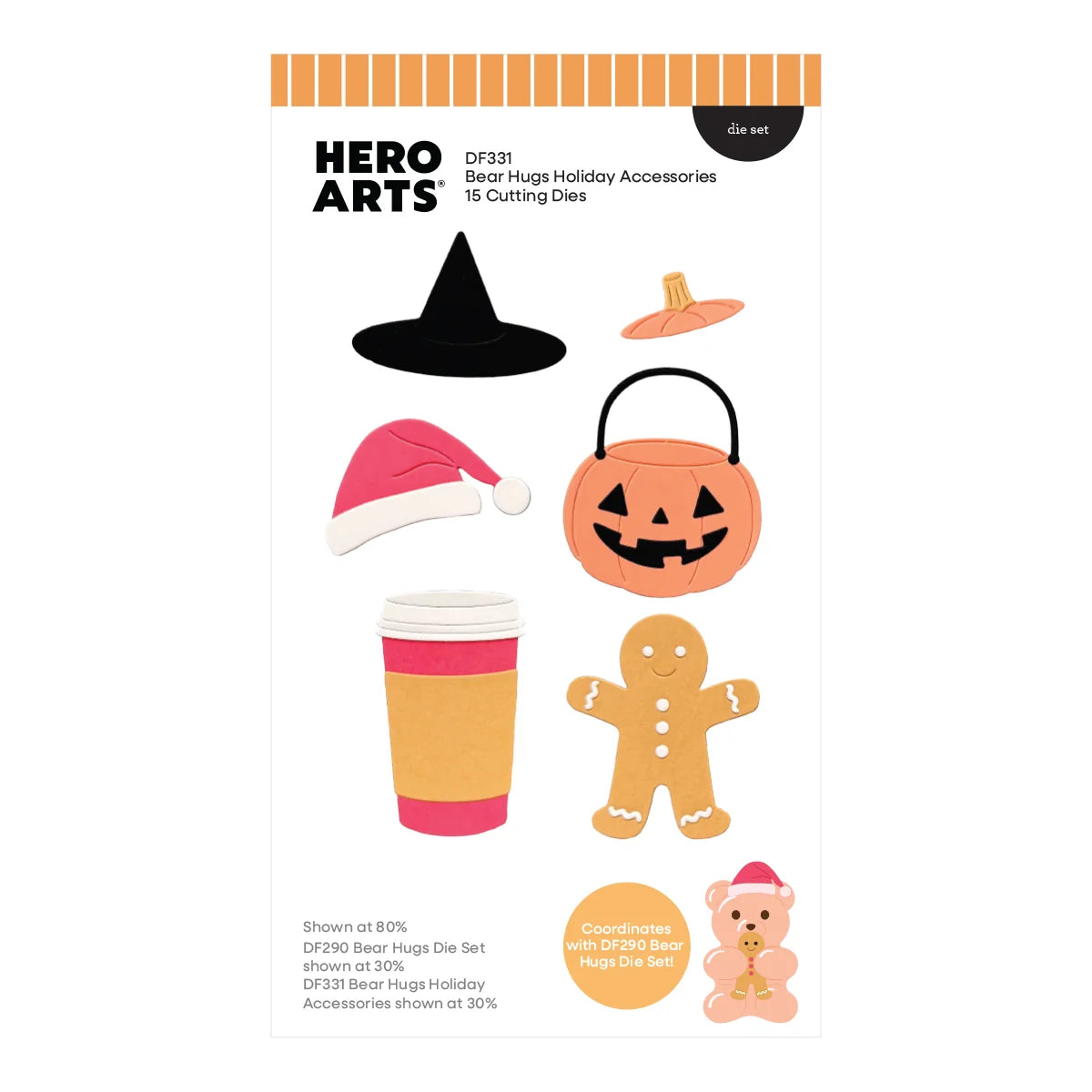 Hero Arts Beary Sweet Holiday Bundle by Carly Tee