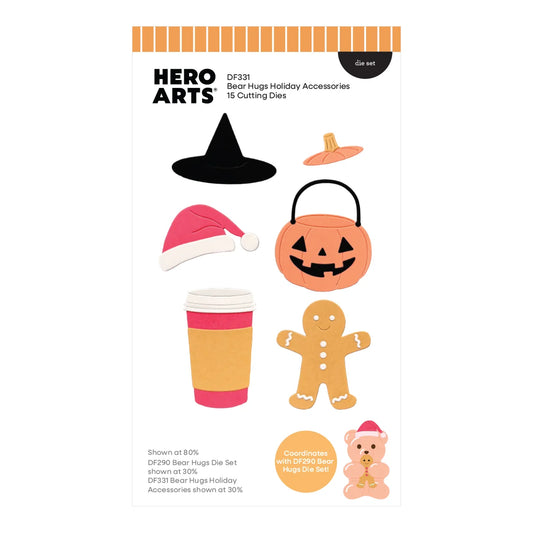 Hero Arts Beary Sweet Holiday Bundle by Carly Tee