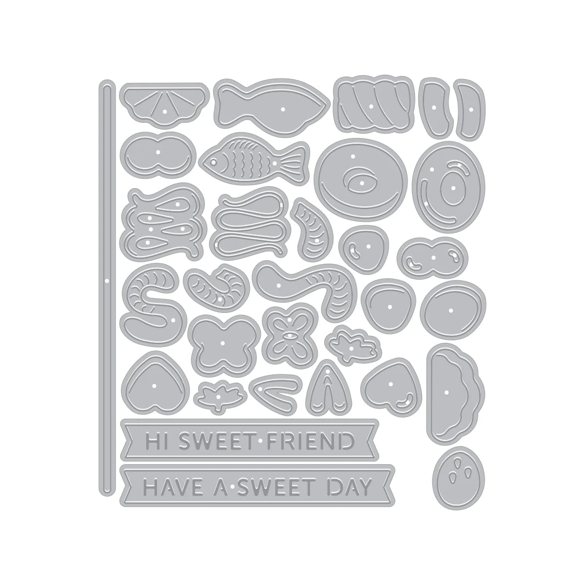 Hero Arts Candy Kebob Die Set by Carly Tee