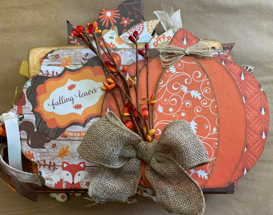 Fall Leaves Mini Album Kit
