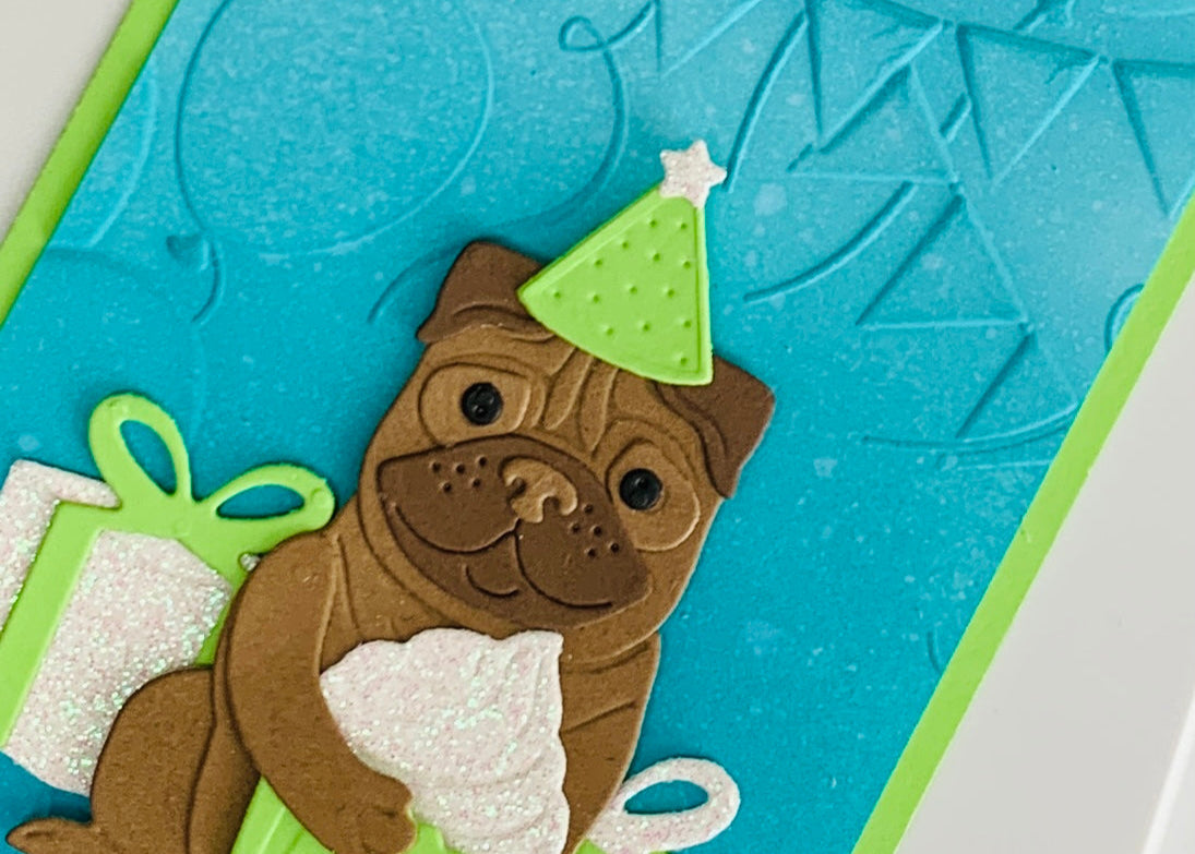Party Pugs Card Kit with Party Puggles Die Set