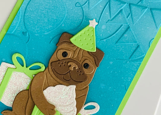 Party Pugs Card Kit with Party Puggles Die Set