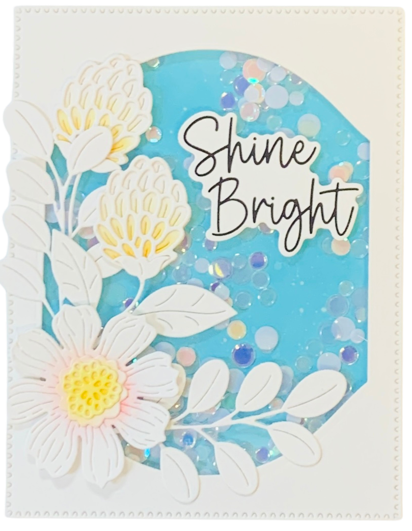 Shine Bright A2 Shaker Card