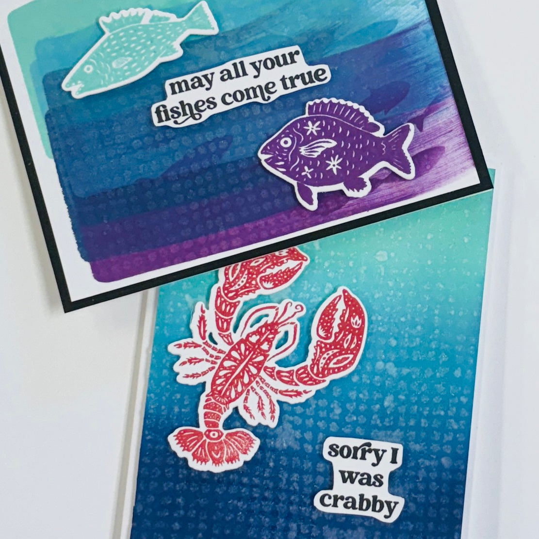 Simon Hurley Fish Frenzy Stencil