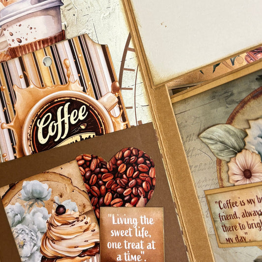 3 Quarter Design Mocha Mix Flag Folio Workshop