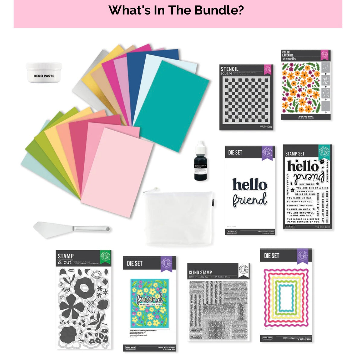 Hero Arts Stamp Along