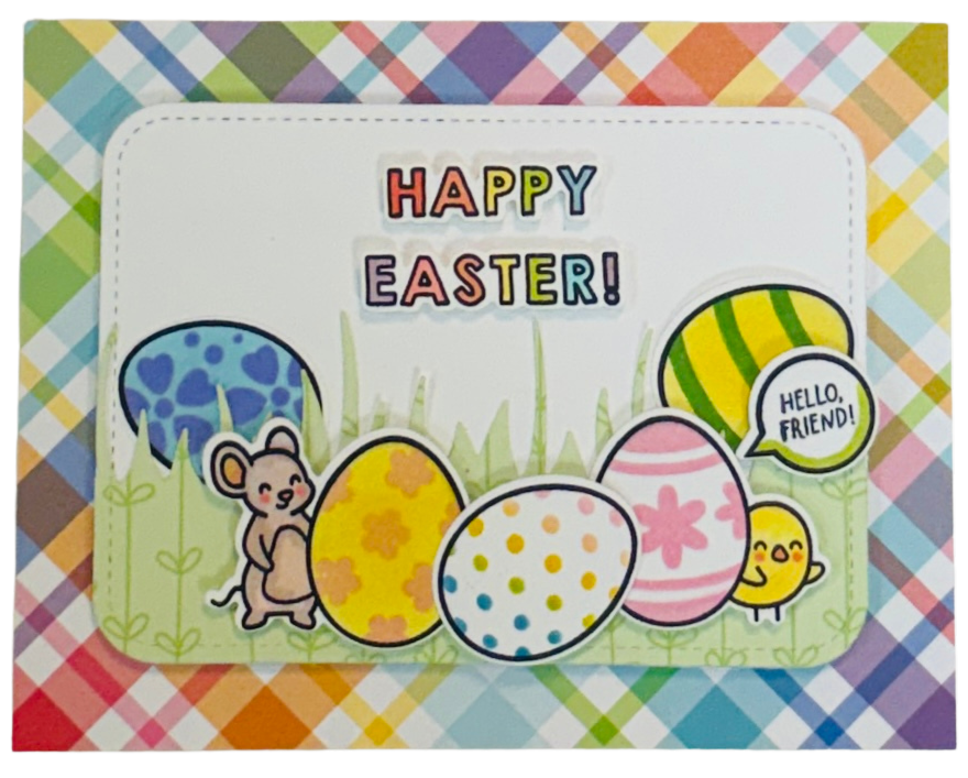 Lawn Fawn Stamp 'n Stencil Easter Eggs Bundle
