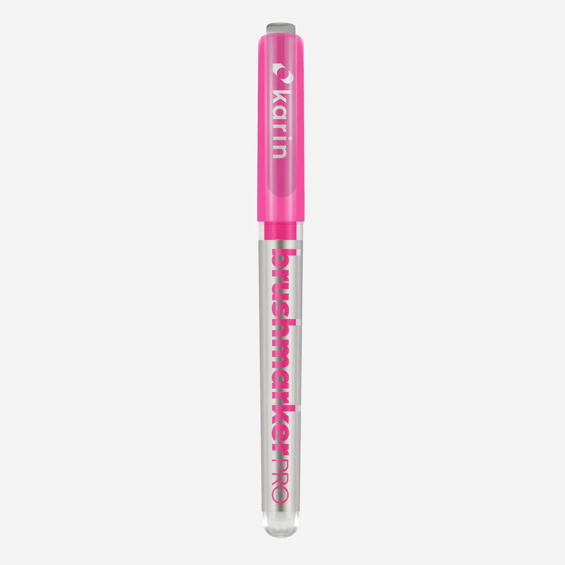Karin Brushmarker PRO in Cerise, marker shown with cap on"