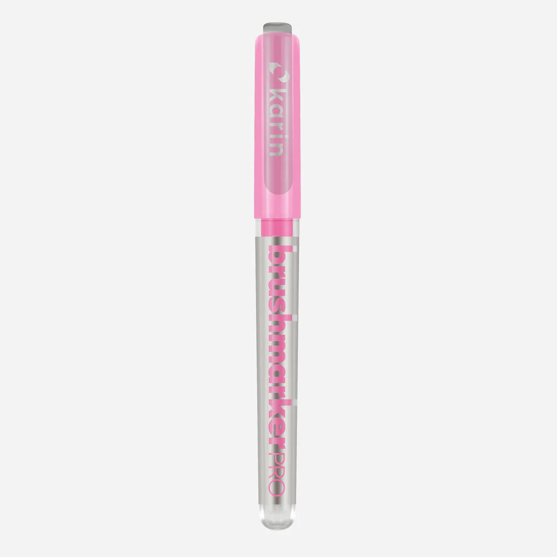 Karin Brushmarker PRO in Pale Pink, marker shown with cap on"