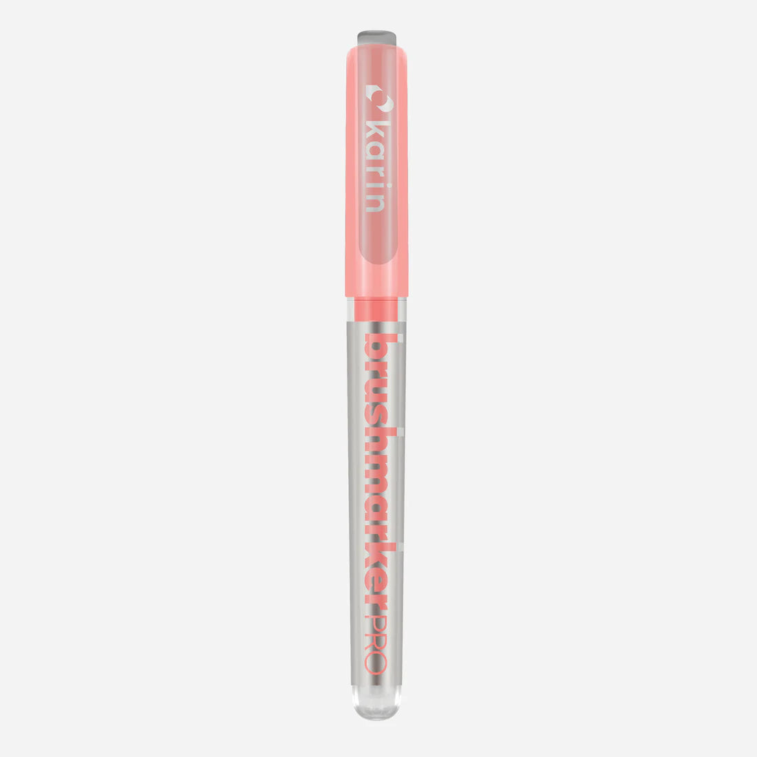 Marker shown with cap on, Karin Brushmarker PRO in Soft Peach 2