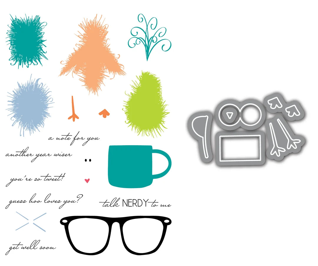 LDRS Fuzzy Wuzzies Stamps and Coordinating Dies