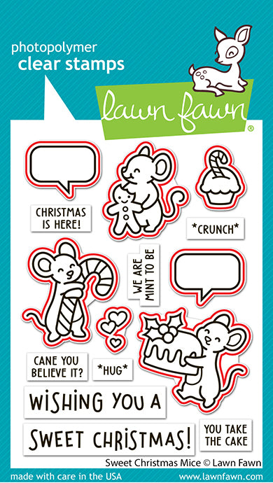 Lawn Fawn Sweet Christmas Mice Bundle