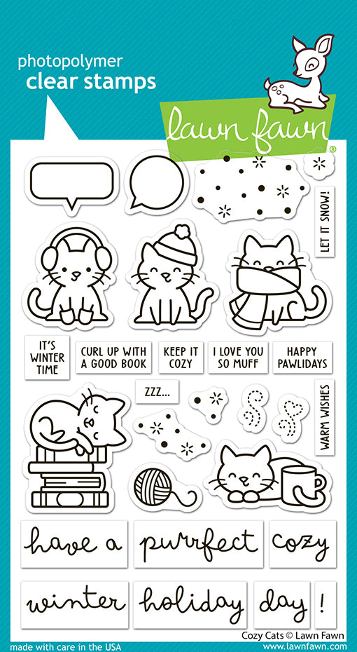 Lawn Fawn Cozy Cats Bundle
