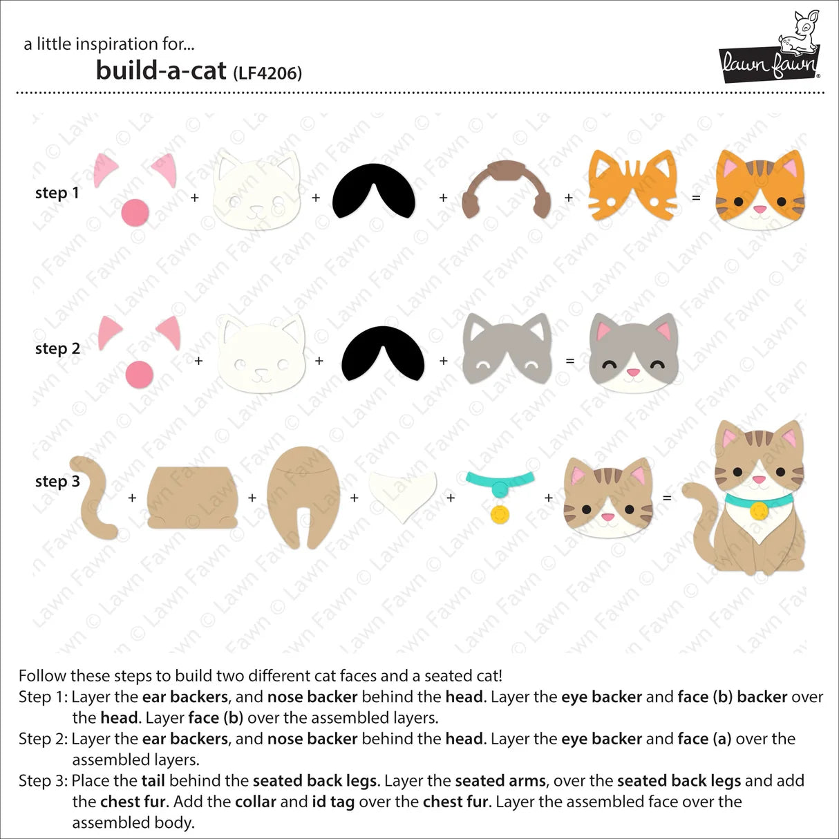Lawn Fawn Build-a-Cat