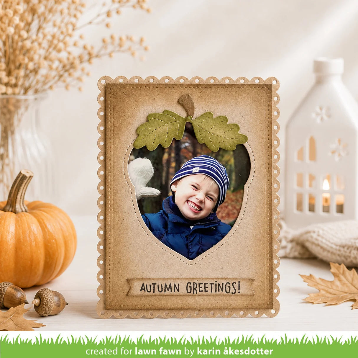 Lawn Fawn Stitched Acorn Bundle
