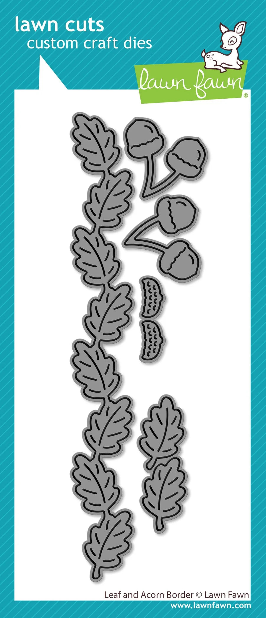 Lawn Fawn Leaf and Acorn Border
