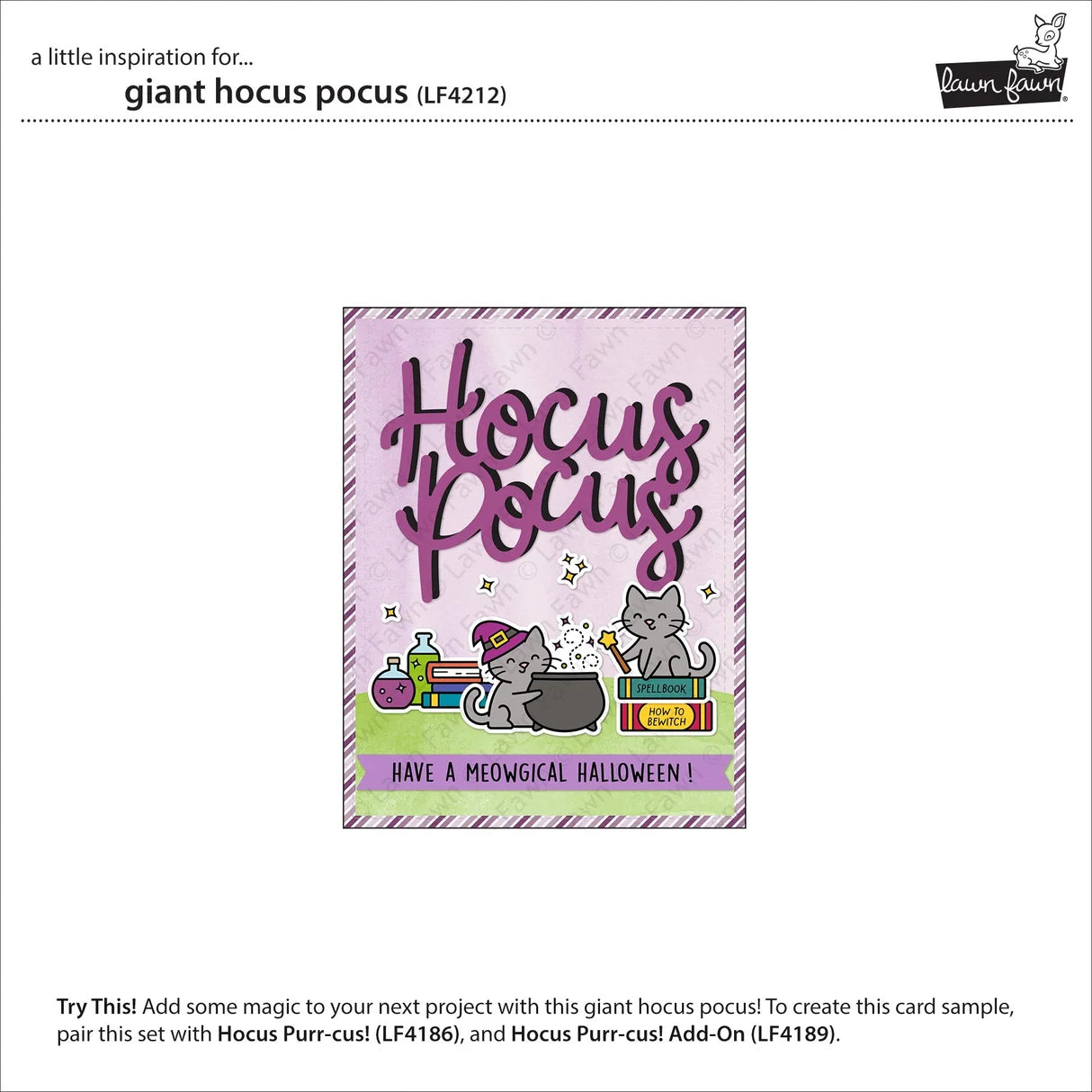 Lawn Fawn Giant Hocus Pocus Die