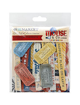 49 and Market Mouse & Co. Chipboard Elements