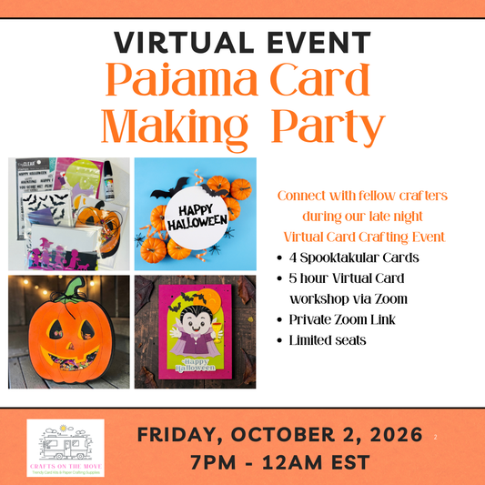 Virtual Pajama Party Card Crop