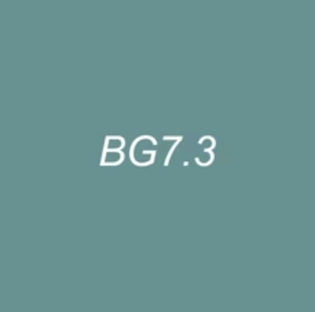 text BG7.3 Blue green square swatch sample