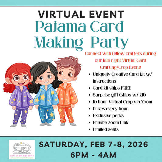 Virtual Pajama Card Making Party