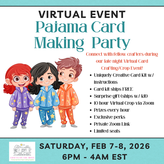 Virtual Pajama Card Making Party