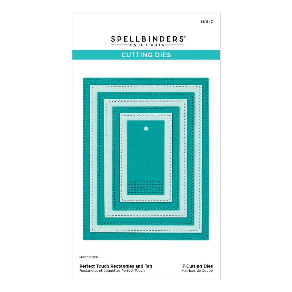 Spellbinders Perfect Touch Rectangle packaging